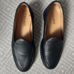 Charix black loafers size 6